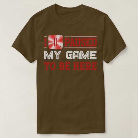 Retro Gaming Introvert Gamer T-shirt (Design voorkant)