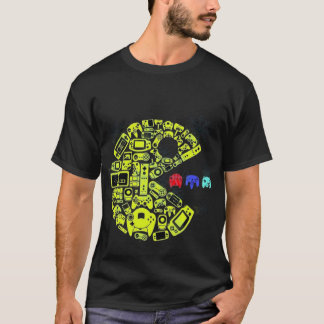 Retro Gaming Kerstkrans T-shirt