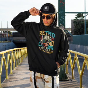 Retro Gaming Legend - Videospel Hoodie