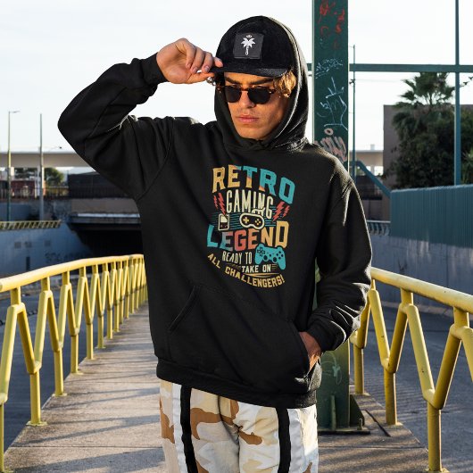 Retro Gaming Legend - Videospel Hoodie