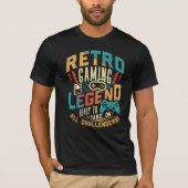 Retro Gaming Legend - Videospel T-shirt (Voorkant)