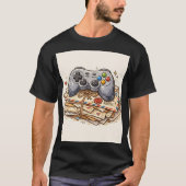 Retro Gaming Mail: Handgemaakte Controller Icoon T-shirt (Voorkant)
