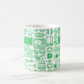 Retro Gaming Mok: Kies uw Weapon Green Koffiemok (Center)