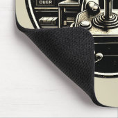 Retro Gaming muismat Joystick Kunst (Hoek)