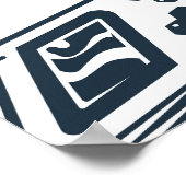 Retro gaming  patroon. poster (Hoek)