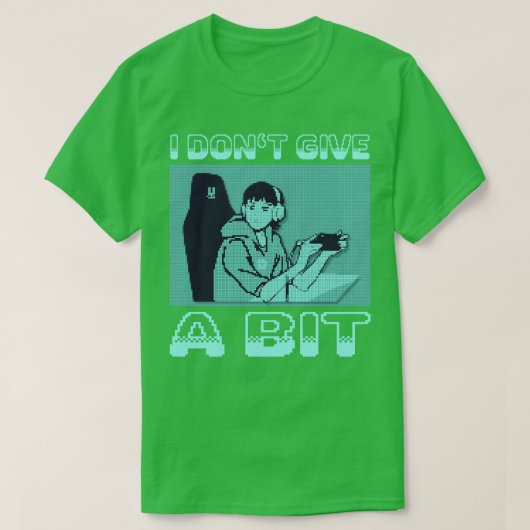 Retro Gaming Pixel-look T-shirt (Design voorkant)