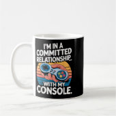Retro Gaming Relationship Funny Gamer Console Love Koffiemok (Links)