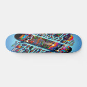 Retro gaming revival persoonlijk skateboard (Horizontaal)