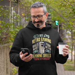 Retro Gaming Skills Flex - Gamer Hoodie