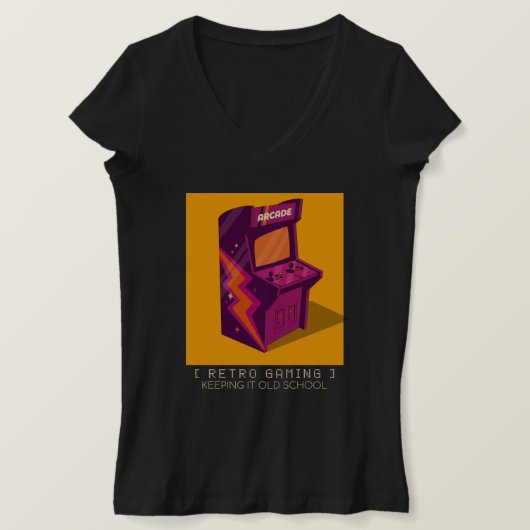 Retro gaming t-shirt (Design voorkant)