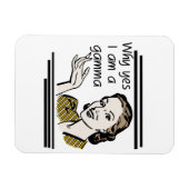 Retro Gamma Geschenken Magneet (Horizontaal)