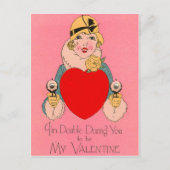 Retro Gangster Valentijn Kaart (Voorkant)