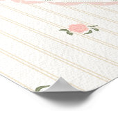 Retro Gans Baby Shower Welkom Poster (Hoek)
