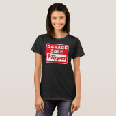 Retro Garage Sale Flipper Thrifting T-shirt (Voorkant volledig)