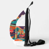 "Retro Garage Vibes" Sling Bag (Rechts)