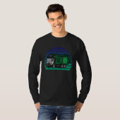 Retro Garbage Truck  Dump Trash Collector Recyclin T-shirt (Voorkant volledig)
