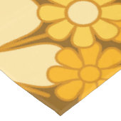 Retro Garden Cheerful 60s 70s Floral Pattern Tafelkleed (Gekanteld)