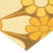 Retro Garden Cheerful 60s 70s Floral Pattern Tafelkleed (Gekanteld)