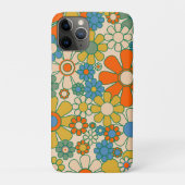 Retro Garden Floral 60s 70s Patroon Case-Mate iPhone Case (Achterkant)