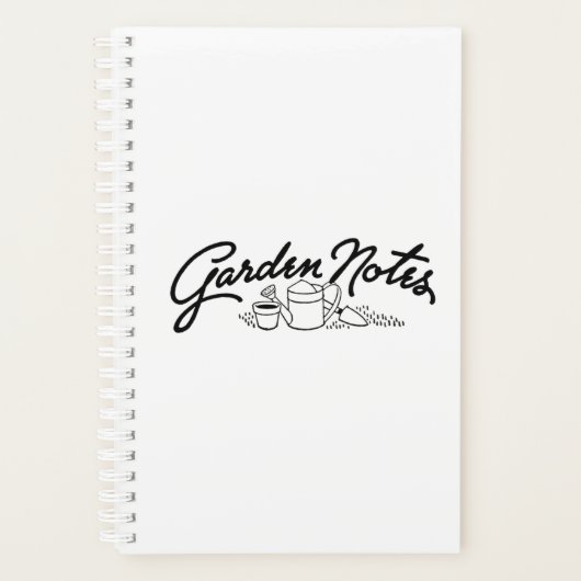Retro Garden Notes Planner (Voorkant)