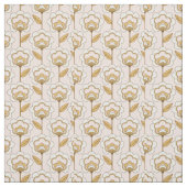 Retro Garden Pink Floral Pattern Stof (Swatch)