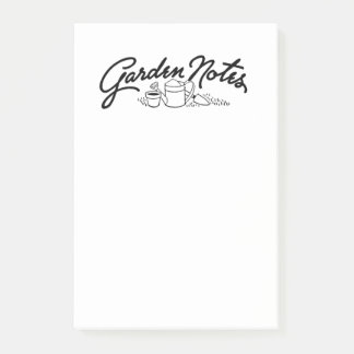 Retro Garden Typografie Post-it® Notes