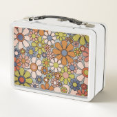 Retro Garden Vintage 60s 70s esthetische bloemen (Achterkant)