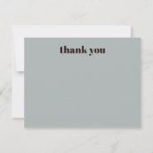 Retro Garden Vintage 60s 70s esthetische bloemen Bedankkaart (Achterkant)