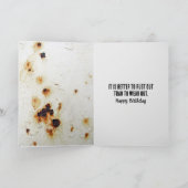 Retro Gasoline Pump Birthday Kaart (Binnen)