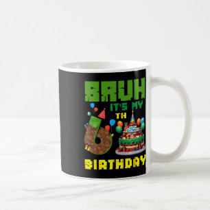 Retro gast, het is mijn 6e verjaardag Pixel Cake G Koffiemok