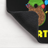 Retro gast, het is mijn 8e verjaardag Pixel Cake G Muismat (Hoek)