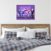 Retro Gay Bar Canvas Print (Insitu (Slaapkamer))
