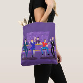 Retro Gay Bar-Canvas tas (Dichtbij)