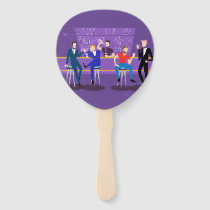 Retro Gay Bar Fans Handwaaier