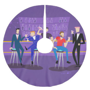 Retro Gay Bar kerstboomrok Kerstboom Rok