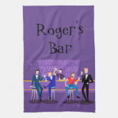 Retro Gay Bar Kitchen Towel Theedoek (Verticaal)