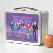 Retro Gay Bar Metal Lunchbox (In situ)