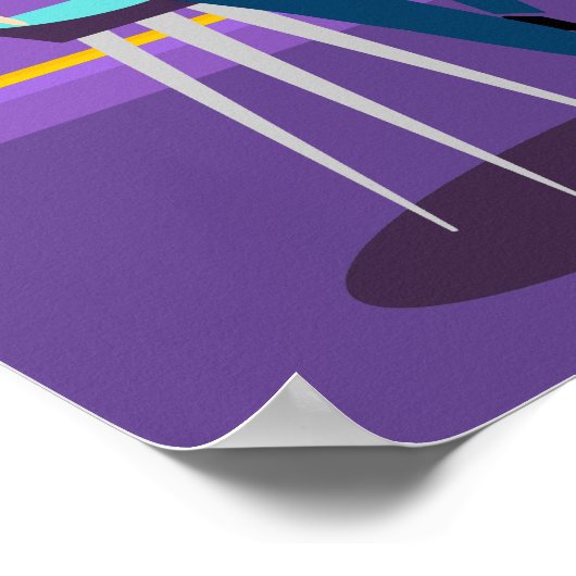 Retro Gay Bar-Poster Poster (Hoek)