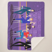 Retro Gay Bar Sherpa Deken (Voorkant)