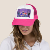 Retro Gay Bar Trucker Hat Pet (In situ)