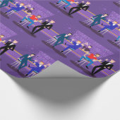Retro Gay Bar Wrapping Paper Cadeaupapier (Hoek)
