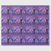 Retro Gay Bar Wrapping Paper Cadeaupapier (Vlak)
