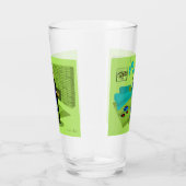 Retro Gay Couple in Love Glas (Rechts)