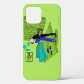 Retro Gay Couple in Love iPhone / iPad case (Achterkant)