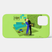 Retro Gay Couple in Love iPhone / iPad case (Achterkant (horizontaal))