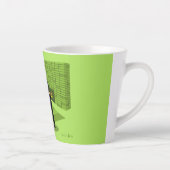 Retro Gay Couple in Love Latte Mok (Rechts)