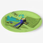 Retro Gay Couple in Love Papieren Bordje (Gekanteld)