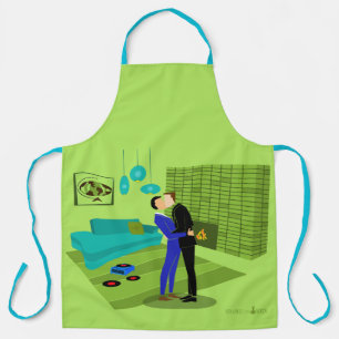 Retro Gay Couple in Love Schort