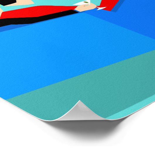 Retro Gay Couple Print, Value Poster Paper (Matte) (Hoek)