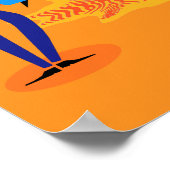 Retro Gay Party-Poster Poster (Hoek)